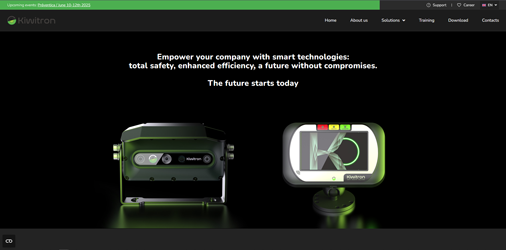 Strona internetowa formy Kiwitron